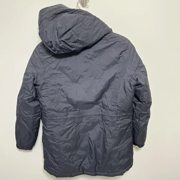 Eddie Bauer Parka Mens L Weather Edge Goose Down Hood Coat Gorpcore Ski Jacket